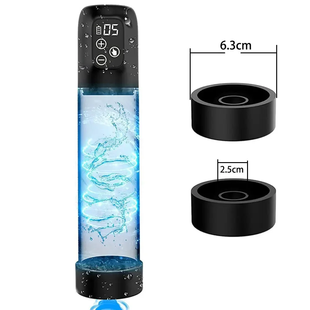 

Electric Penis Water Pump Rechargeable Automatic Male Enlargement Erection Extend Men Cock sucking Penis Enlarge Pressure Device