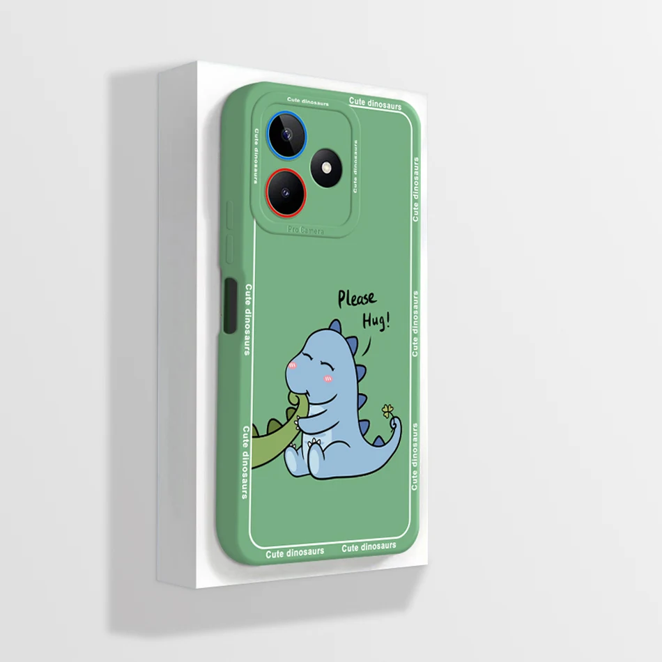 Elegant Floral Phone Case with Full Camera Protection - Realme Note 50