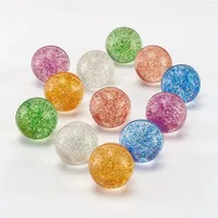 10pcs Children Bouncy Ball Toy Colored Bouncing Ball Rubber Outdoor Toys Sport Games Gold powder  Elastic Juggling Jumping Balls 2