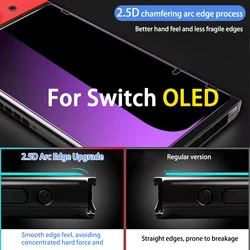 Premium Tempered Glass Screen Protector - Clear HD, Anti - Scratch - 3pcs (For Switch OLED)