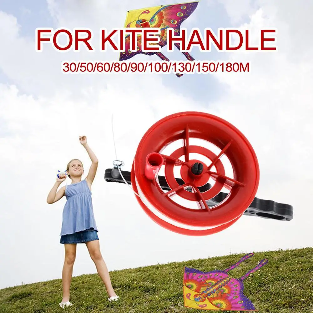 Enrouleur de Cordes de Cerf-volant AKOZON - Roue 20cm en ABS - Ligne