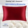 22 Momme 100% Natural Mulberry Silk Pillowcase for Hair and Skin Super Soft and Cooling。Envelope Closure 51x66CM 2