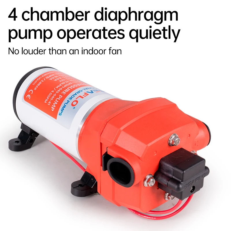 Seaflo 41 Serises 12V24V DC Diaphragm Pump Self-Priming Pump Automatic Booster Yacht and RV Caravan Accessories submersible water pump