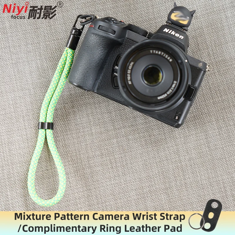 카메라 손목 스트랩 나일론 직조 멀티 컬러 카메라 스트랩 A7CR A6700 A7 IV 후지 X-T5 T30 T50 니콘 Z5 SLR CCD용 분실 방지 스트랩