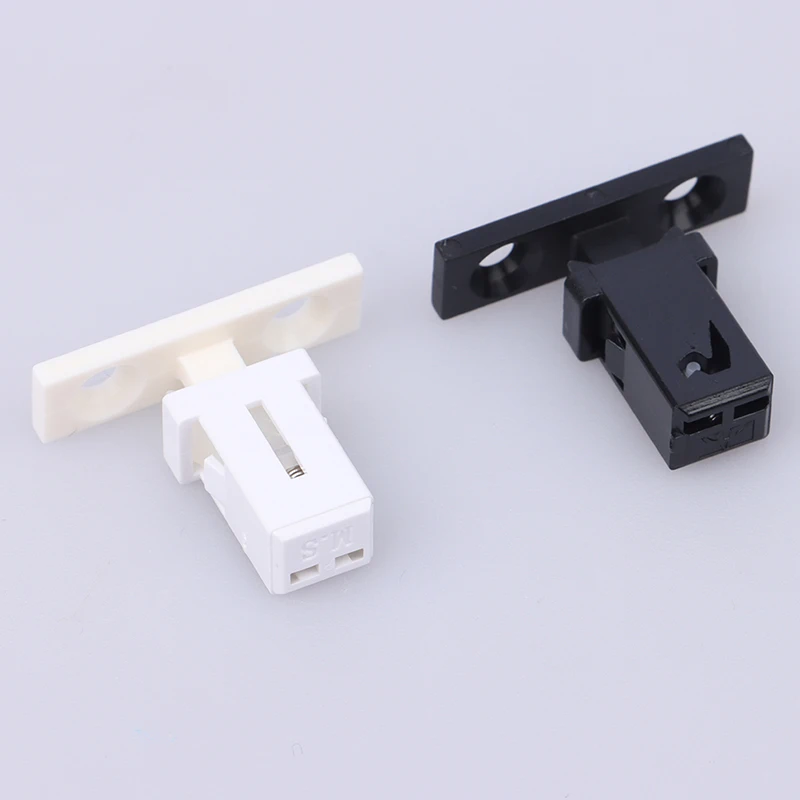 

10Pcs Small Door Lock Switch Lock Black White PR-001 Door Cover For MS Air Conditioner Set Top Box TV EVD DVD