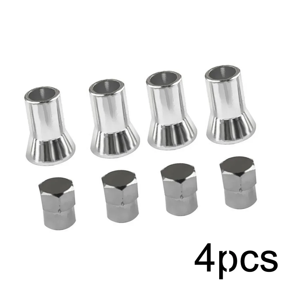 4Pcs/set Automobiles Chrome TR413 Tire Valve Stem Cap Sleeve Cover Wheel Accessories For American Car Truck