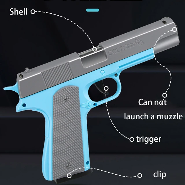 2024 Mini Model Gravity Straight Jump Toy 3d Printed Gun Non-Firing Cub Kids Stress Children Relief Toys Wedding Party Supplies 5