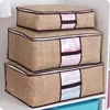 under bed storage quilt blanket clothing clothes foldable storage bag box under bed Bedding underbed storage dorm room organizer 1
