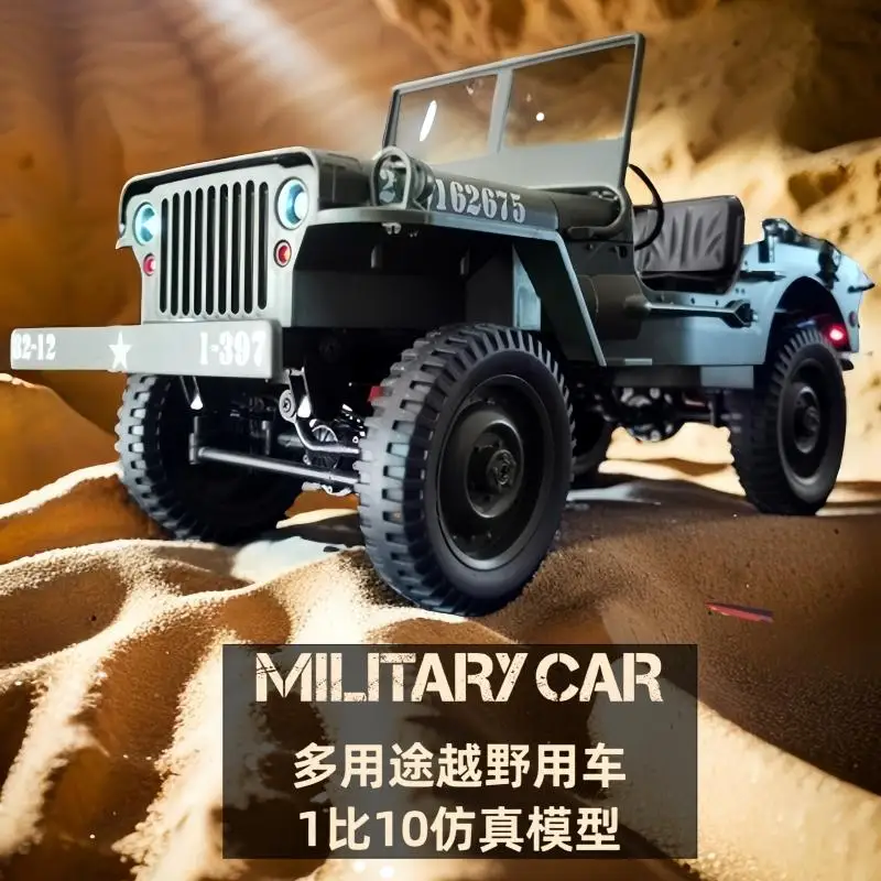 Rc Jjrc C8815 Professional Remote Control Car Electric Climbing Car Off-Road Vehicle Truck Willys Jeep Jeep Model Children'S Gif 2