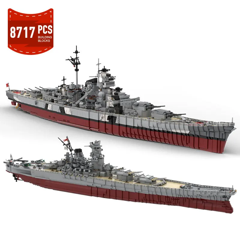 WOMA Kriegsschiff Bausteinset 538 Teile - „The Cruiser Battle“ Für Kinder Ab 6 Jahren
