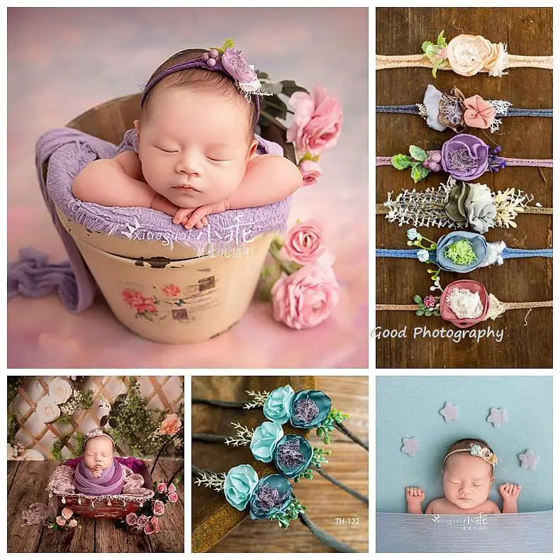 

Original headdress newborn photography props headbands one-month-old baby photo shooting accessories
