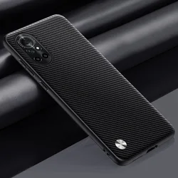 Premium PU Leather Shockproof Case Cover for Nova 8 SE Youth (Style 2 Black)