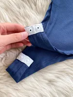 Foamlina Short Sleeve Knitted Skinny Bodysuit Women Summer Fashion Color Block Letters Embroidery O-neck Slim Body Top Jumpsuit - Image 6