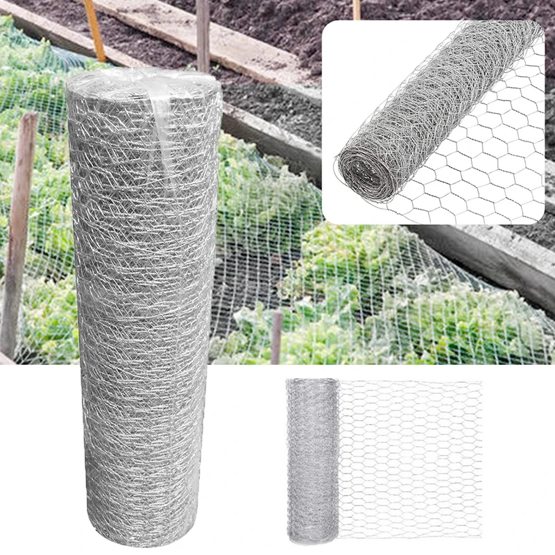 0.35m*1m 0.1mx3m Galvanized Hexagonal Wire Mesh Fence For Chicken