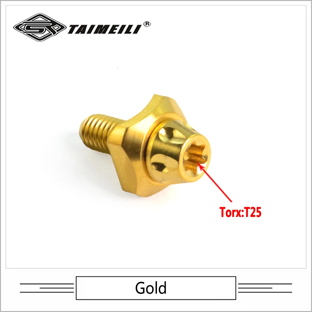 High-Performance Titanium Alloy Curved Washer with Screws for Bicycle Front Variable Speed Fixing