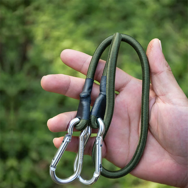 Description Picture 2 of item2 Pcs Elastic Bungee Cord Set Tied Rope High Elasticity Luggage Straps Rope For Bikes Tie Downs Camping & Cars,Bungee Cord Tie
