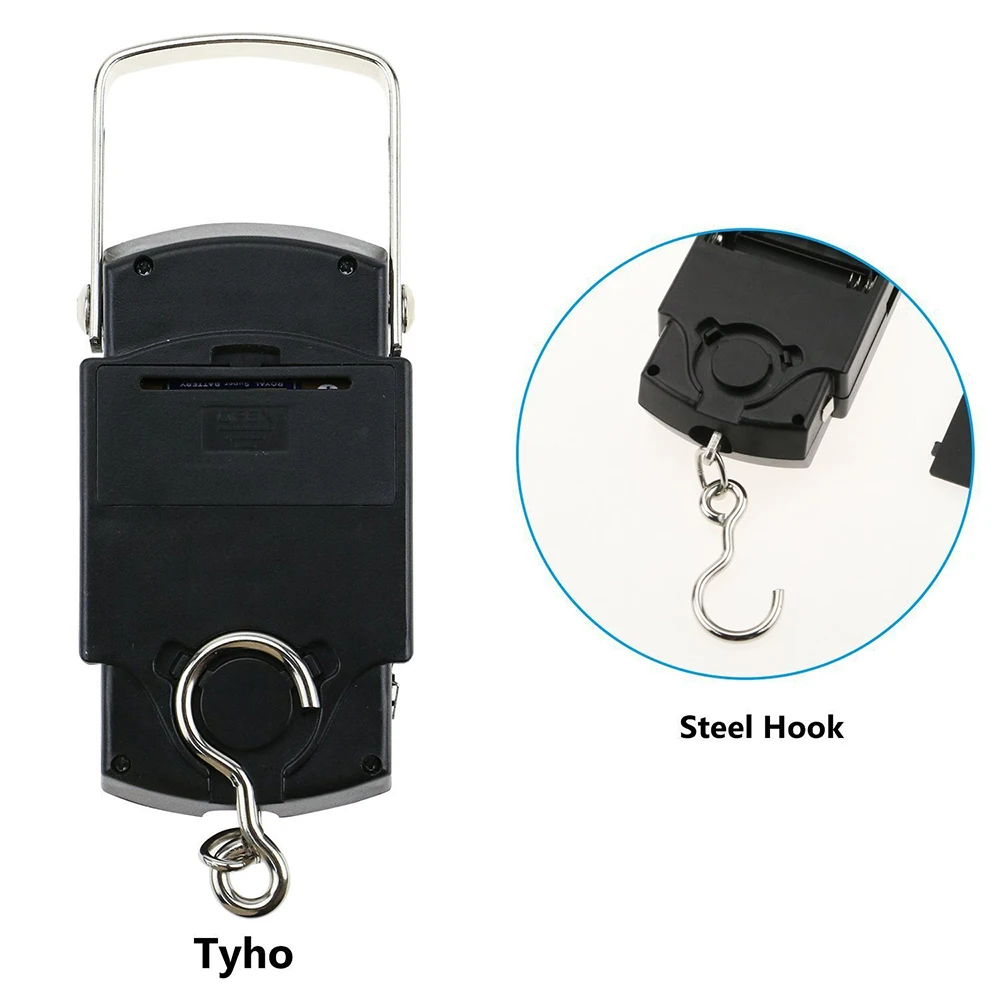 Portable Digital Scale Lcd Display Suitcase Travel Handheld Weighing Hanging Scale For Fishing Accessories Electronic Balance