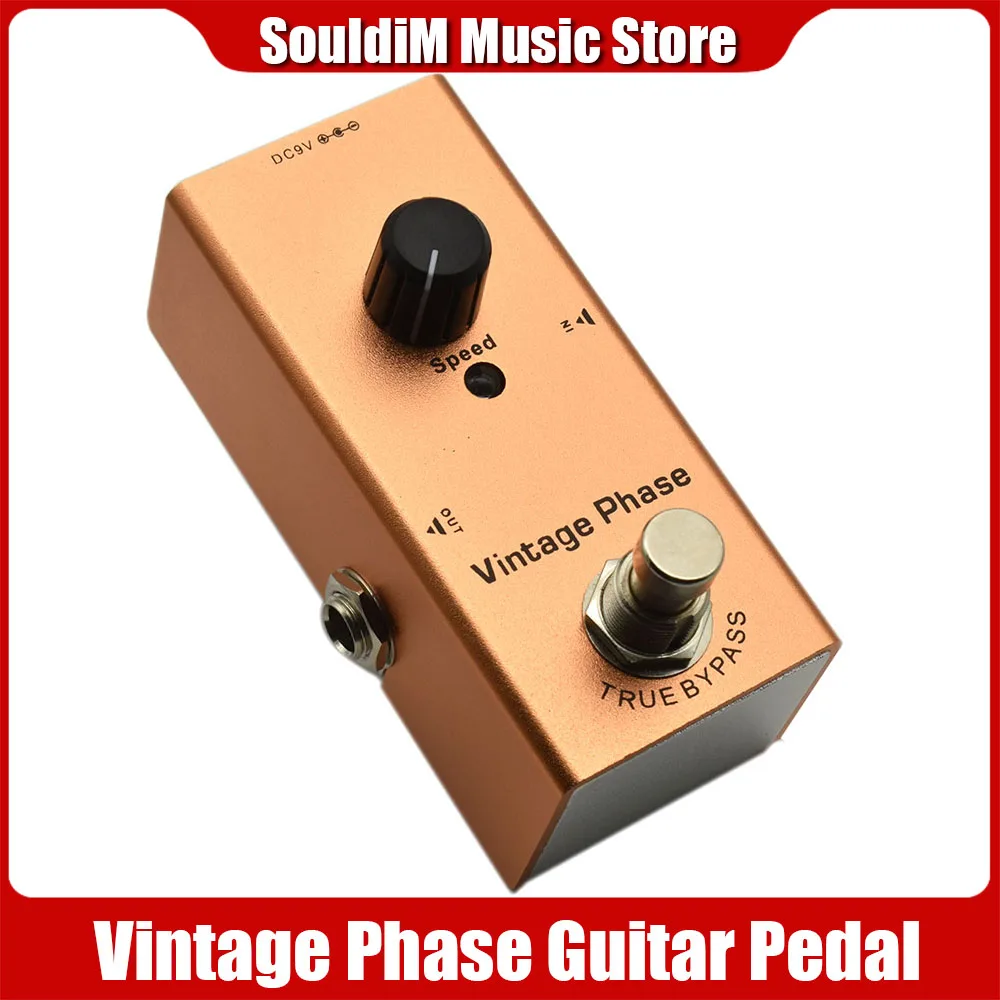 Vintage Phase Guitar Effect Pedal Mini Single Guitar Pedal for Electric