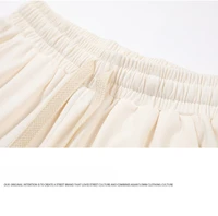 Pantalon de sport japonais à cinq points pour hommes, jambe large, shorts Wstring de proximité décontractés, hip-hop européen et américain, ChimBrand Street At 4