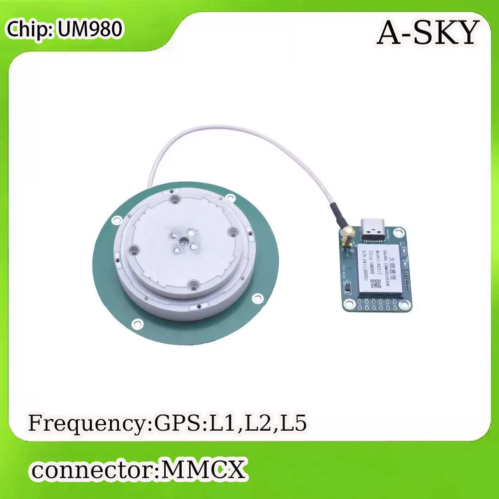 Module GPS Boussole AK317/AK810 - Haute Précision pour Navigation, circuit imprimé avec antenne et capteurs