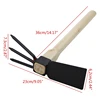 Tool Steel Loosening Soil Hand Hoe Tool Anti-rust for Head Small Hoe Tool 5