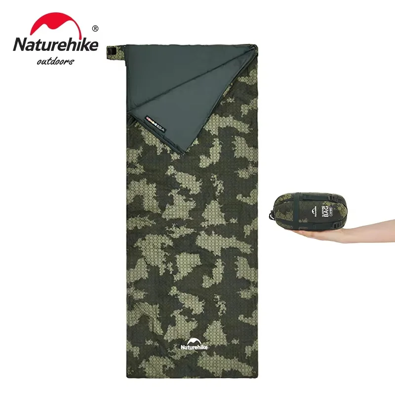 Naturehike LW180 Sleeping Bag Summer Camping Ultralight Sleeping Bag Splicable 2 In 1 Outdoor Cotton Hiking Travel sleeping sleeping bag survival sleeping bag