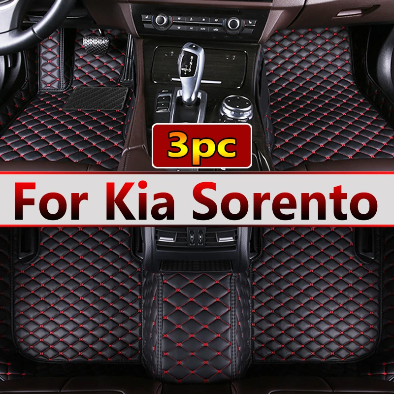

Автомобильные коврики для Kia Sorento Seven сиденья 2013 2014 Пользовательские Автомобильные подкладки для ног автомобильный коврик покрытие аксессуары для интерьера