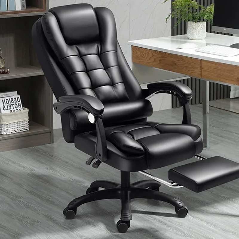 Accent Leather Office Chairs Reading Floor Computer Massage Recliner Swivel Dining Chair Study Silla Oficina Furniture Luxury hotel makeup chair metal floor aesthetic nordic garden chairs accent reading sedie sala da pranzo dining room furniture wj40xp