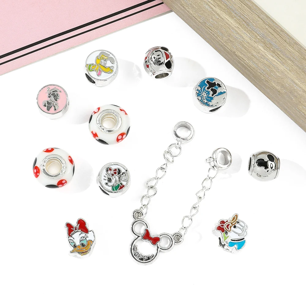 Disney Lilo & Stitch Opening Rings Cartoon Cute Stitch Adjustable Ring  Funny Separable Finger Jewelry for Women Multilayer Ring