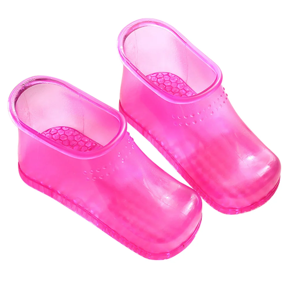 

Foot Bath Shoes Bucket Soaking Spa Boots Basin Soak Washing Boot Tub Pedicure Toe Feet Slippers PVC Foot Soaking Boots