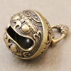 Chinese Style Animal Bell Necklace Pendant Good Luck Brass Bell Pendant Keychain Jewelry Handmade Vintage Keychain DIY Hanging 1