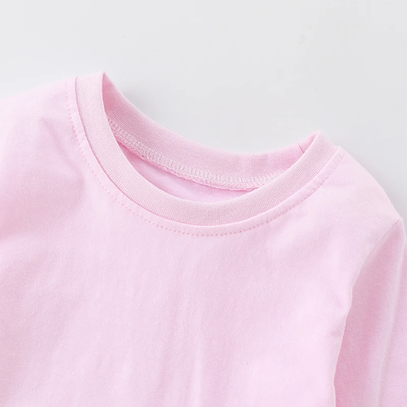 2Pcs Kids Clothes Baby Girls Autumn Spring Christmas Cartoon Santa Claus T shirts Tops+ Pants Sets Children's Clothing Cotton