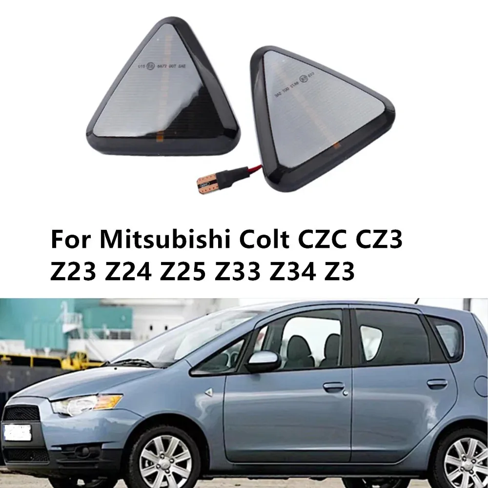 

2Pcs LED Dynamic Side Marker Turn Signal Light For Mitsubishi Colt CZC CZ3 Z23 Z24 Z25 Z33 Z34 Z3 2004-2012 For RENAULT KANGOO