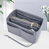 Multifunctional Large Capacity Makeup Storage Bag Felt Cloth Liner Travel Insert Portable Bag in Bag Cosmetic Organizer 1