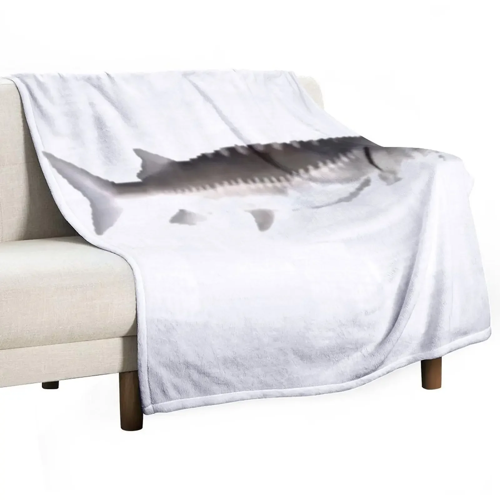 

Funky Town Fish Throw Blanket Personalized Gift Warm Sofa Flannel Blankets