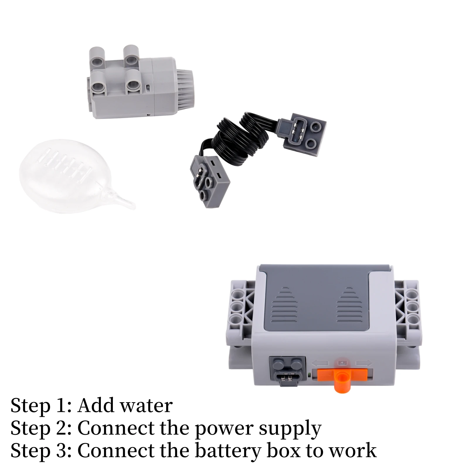 High-Tech DIY Building Blocks Electric Motor Sprayer