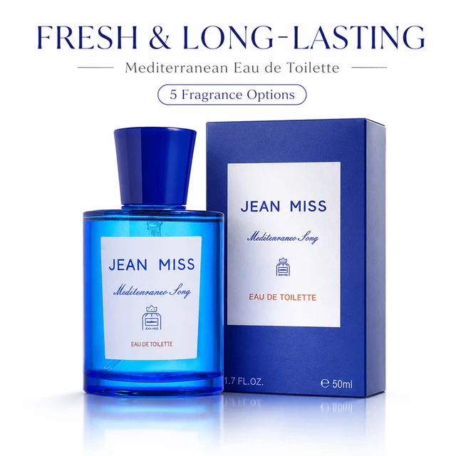 EDT Parfum Homme Femme Agrumes Océaniques 50ml Méditerranéen Longue Durée Eau de Toilette Fraîche Usage Quotidien Marque Parfumée 1
