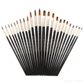 24pcs Black Brush