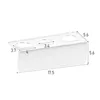 Wall-Mounted Comb Storage Rack Bathroom Hair Brushes Holder Household Organizer Multi Purpose Transparent Acrylic Comb Shelves 6