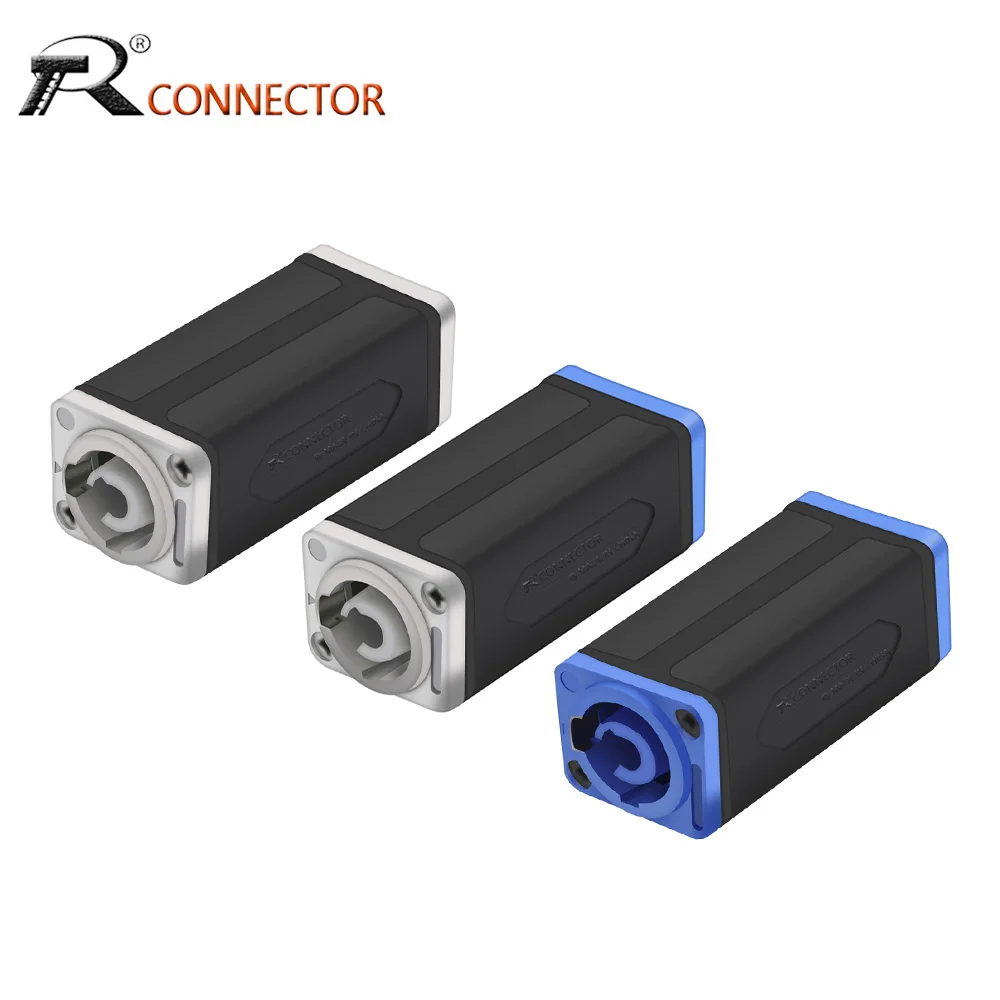 Nova Chegada Led Powercon ac Acoplador Adaptador Extensor Conector de Alta Qualidade Speakon Painel Montagem Adaptador em Linha Reta 10 Peças