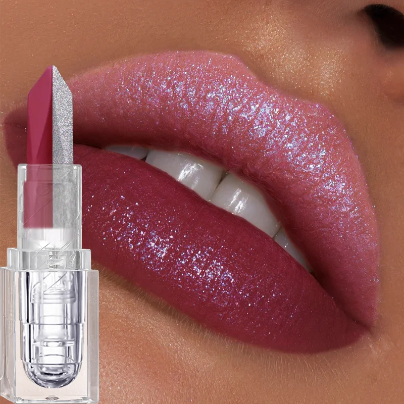 thumbnail image 1 of Two-tone lipstick pearl matte lasting waterproof romantic holiday gift, 1 of 5
