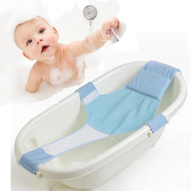 Filet de bain réglable pour bébé, baignoire de douche pour nouveau-né,  siège de sécurité pour