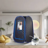 Portable Sauna Steam Sauna Full Body Newly Upgraded Large Space Sauna Spa With Steamer 2