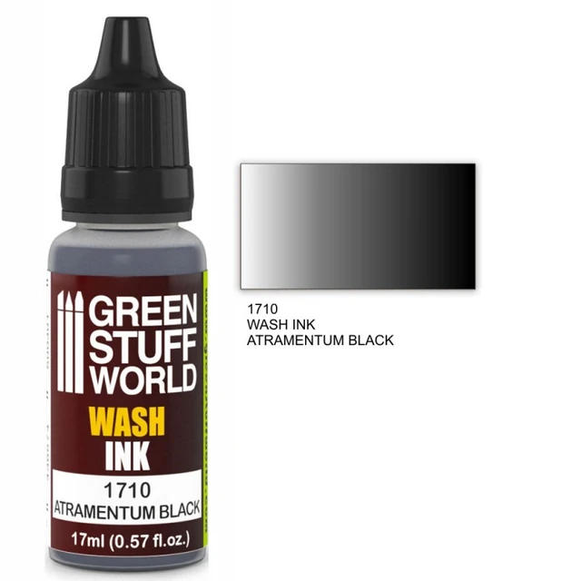 Board Set Wash Ink Atramentum Black - Nuln Oil Equivalent Green