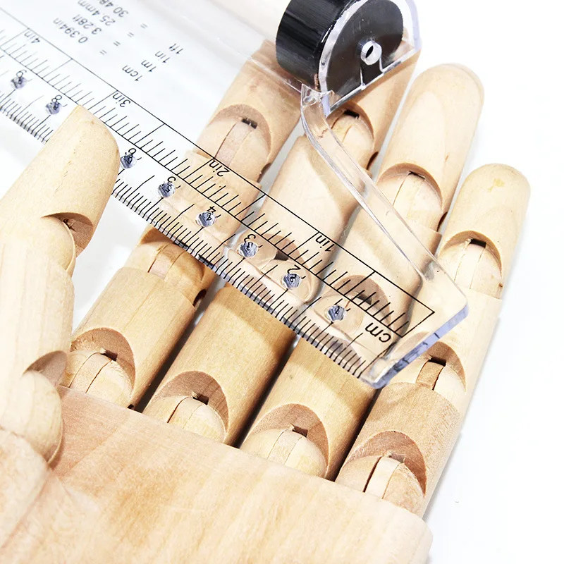 Angles Line Ruler 15cm 30cm Multi-Function Drawing Tool Roll Draw Ruler Metric Rolling Ruler Clear Parallel Rolling Ruler