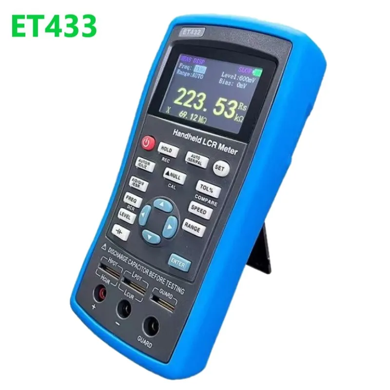 East Tester ET433 Handheld LCR Digital Bridge Capacitance Inductance Resistance Test Tools Digital Display Screen 5