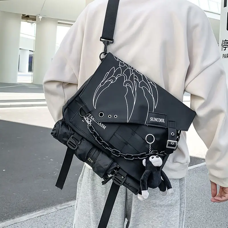 Men's Korean Versatile Street Crossbody Bag 2025 New Trendy
