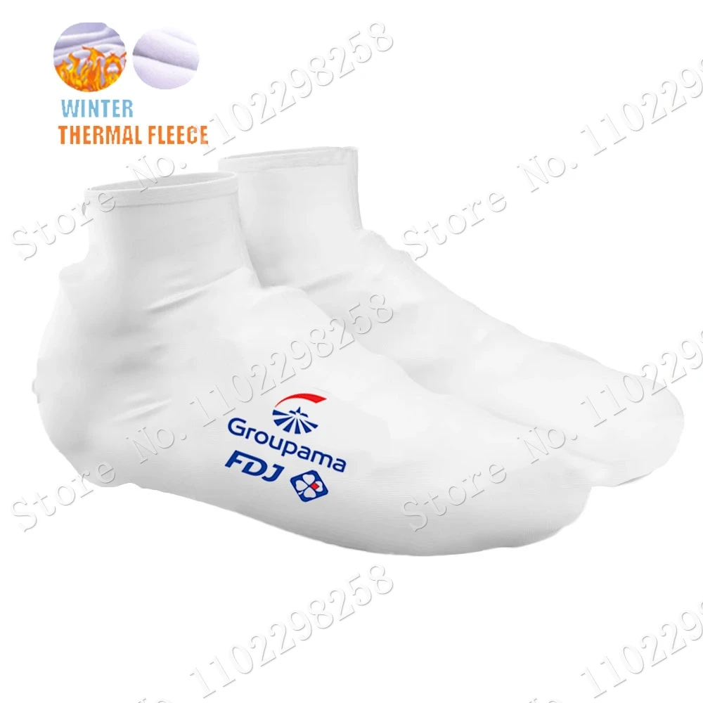 Bicycle Shoe Covers Cycling Shoe Covers FDJ Team Road Bike Shoes Cover MTB Jerseys Dust-proof Non-slip Outdoor Bicycle Overshoes