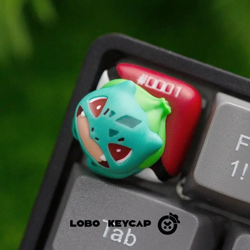 Cute Cartoon Squirtle & Psyduck Keycap - Anime-Inspired Mechanical Keyboard Decor Gift