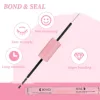 Lash Bond and Seal 10ml Individual Lashes Glue and Seal Super Strong Hold Lash Extension and Lash Glue Remover 5ml Tweezers Kit 2
